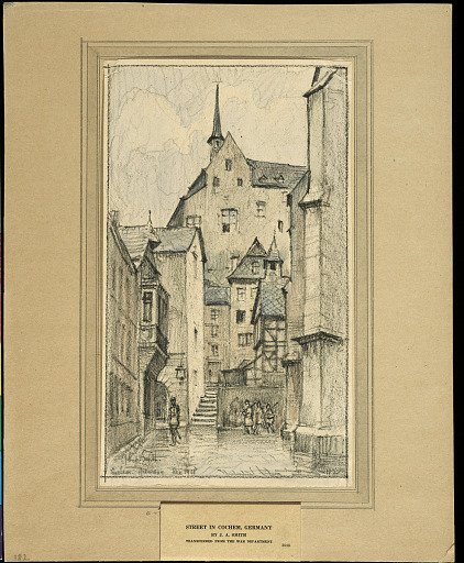 Street in Cochem, Germany