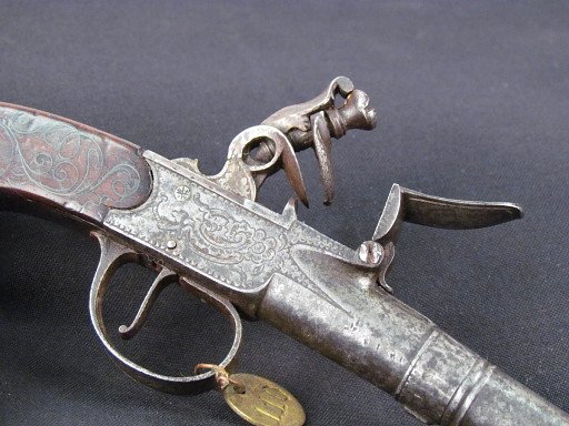 Boxlock Flintlock Pistol