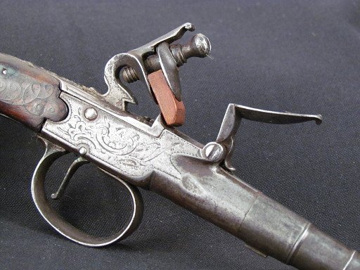Boxlock Flintlock Pocket Pistol