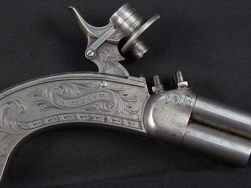 Rigby Four Barrel Percussion Pistol