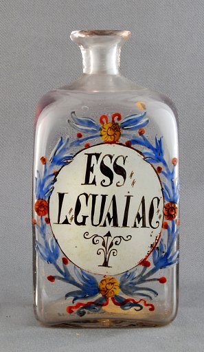 Apothecary Bottle, ESS L GUAIAC