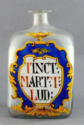Apothecary Bottle, TINCT MART T LUD