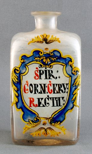 Apothecary Bottle, SPIR CORN CERV RECTIT