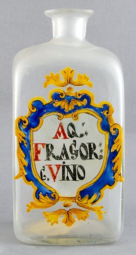 Apothecary Bottle, AQ FRAGOR VINO
