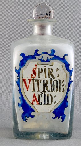 Apothecary Bottle, SPIR VITROIL ACID