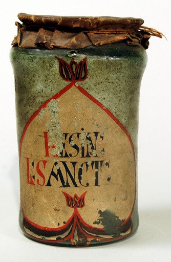 Apothecary Jar, RESIN L SANC