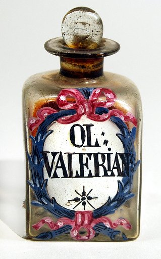 Apothecary Bottle, OL VALERIAN