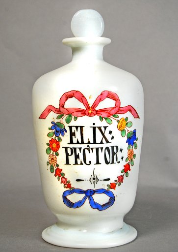 Apothecary Bottle, ELIX PECTOR