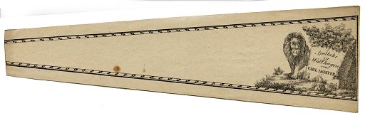 Prescription Label, Apotheke zu Wolfhagen von Carl Leister
