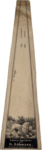 Prescription Label, Lowen Apotheke von G. Lohmann