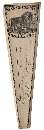 Prescription Label, Zur Lowen Apotheke bei L. Flashhoff