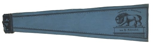 Prescription Label, Apotheke in Grasfrath von G Schnable