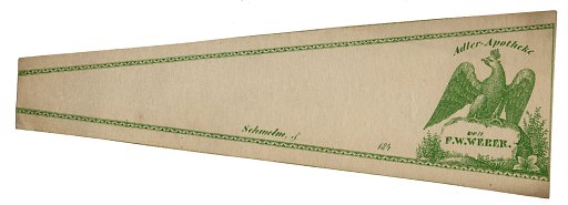 Prescription Label, Adler Apotheke von F. W. Weber