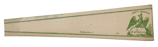 Prescription Label, Adler Apotheke von F. W. Weber