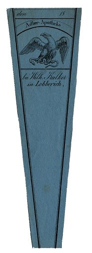 Prescription Label, Adler Apotheke bei With Kalker in Lobberich