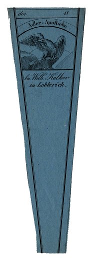 Prescription Label, Adler Apotheke bei With Kalker in Lobberich