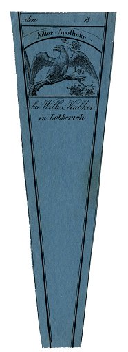 Prescription Label, Adler Apotheke bei With Kalker in Lobberich