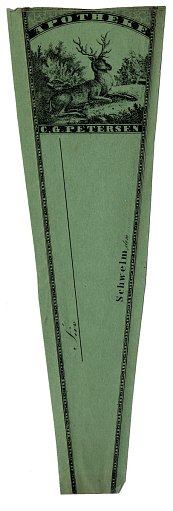 Prescription Label, Apotheke C.G. Petersen