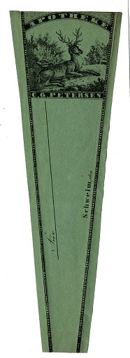 Prescription Label, Apotheke C.G. Petersen