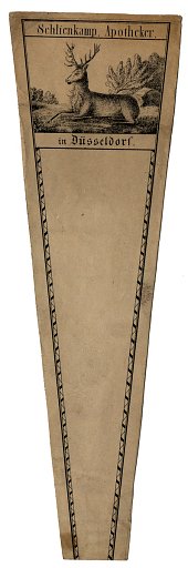 Prescription Label, Zur Hirsch - Apotheke bei C. Schlienkamp