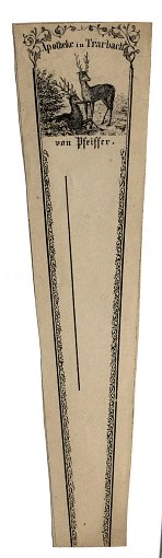 Prescription Label, Apotheke in Trarbach von Pfeiffer