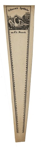 Prescription Label, Schwanen Apotheke