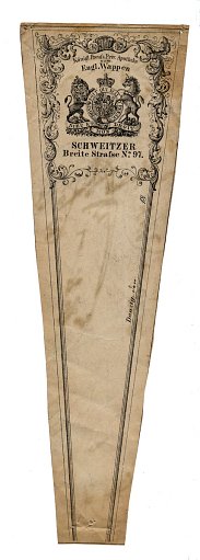 Prescription Label, Konigl Preufs Priv. Apotheke
