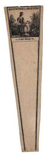 Prescription Label, Hofapotheke in Braunfels von Carl Hagen