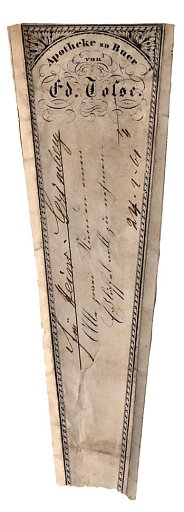 Prescription Label, Apotheke zu Buer von ?d. Tolse