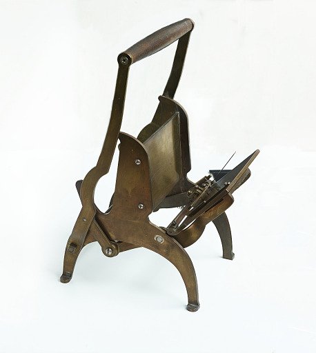 Patent Model for a Card Gauge for Platen Printing Press