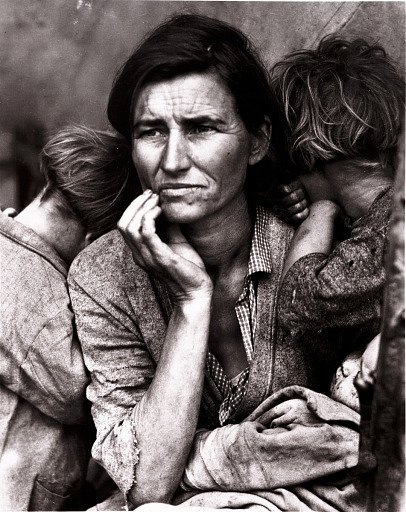 "Migrant Mother," by Dorothea Lange