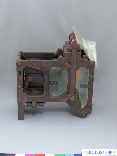 patent model, brick press