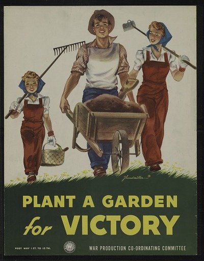 World War II Victory Garden poster