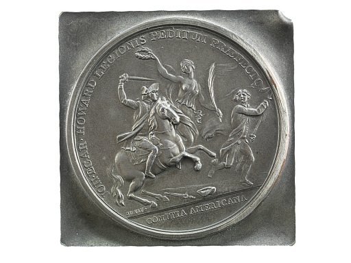 John Eager Howard at the Cowpens obverse trial strike, France, 1781 (Paris Mint)