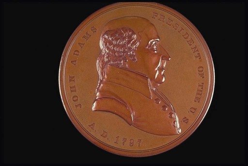 Indian Peace Medal, John Adams, United States, 1797