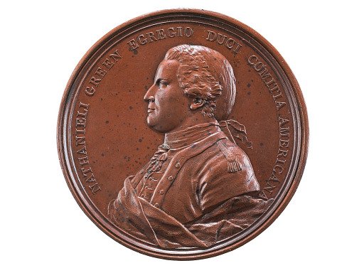 Nathanael Greene at Eutaw Springs, France, 1781 (Original dies)