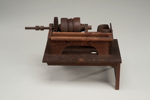 Patent model for lathe (?)