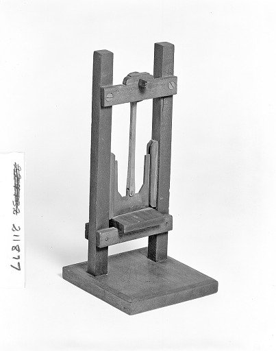 Patent Model for a Paper-Trimming Machine