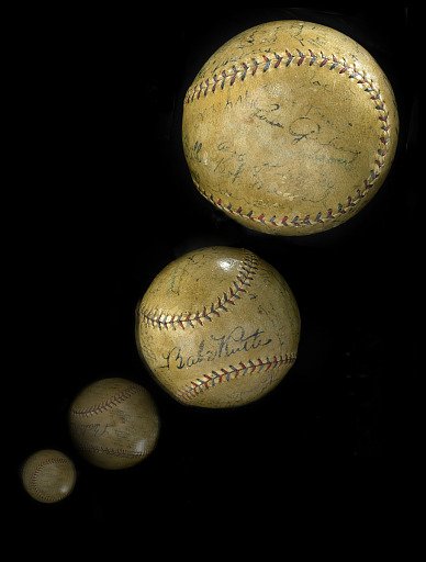 1926 New York Yankees Autographed Baseball
