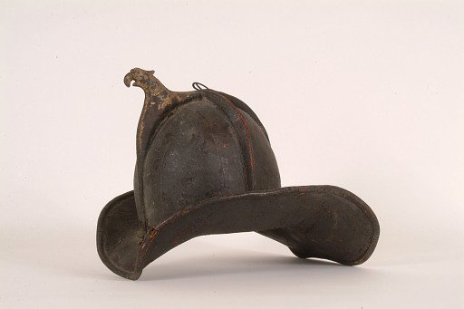 Fire Helmet, "Cataract Hose 1 M.F.D."