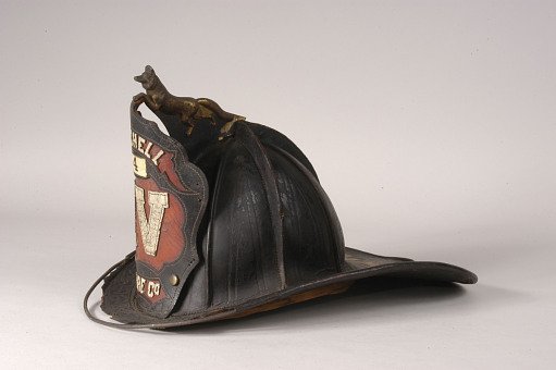 Fire Helmet, "Mitchell IV Fire Co."