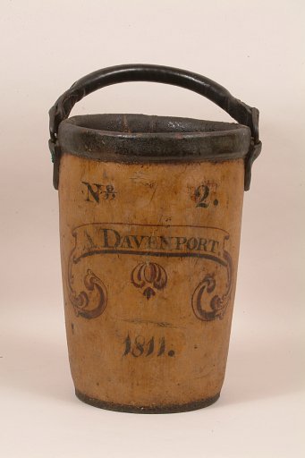 Fire Bucket, "A. Davenport"