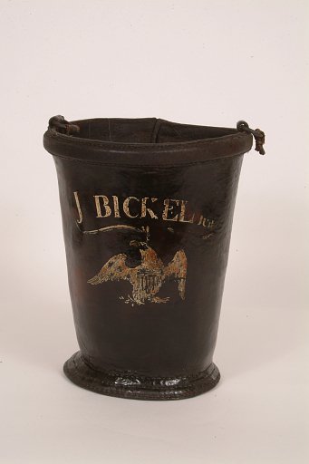 Fire Bucket, "J. Bickel."