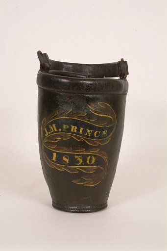 Fire Bucket, "J.M. Prince 1830"
