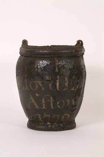 Fire Bucket, "I.R. Lloyd Esq."