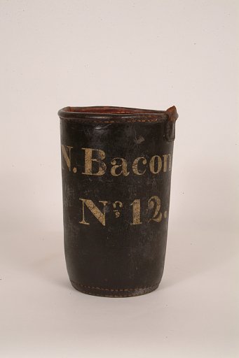 Fire Bucket, "N. Bacon No. 12"