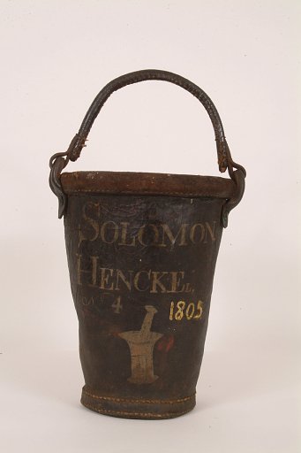 Fire Bucket, "Solomon Henkel No. 4"