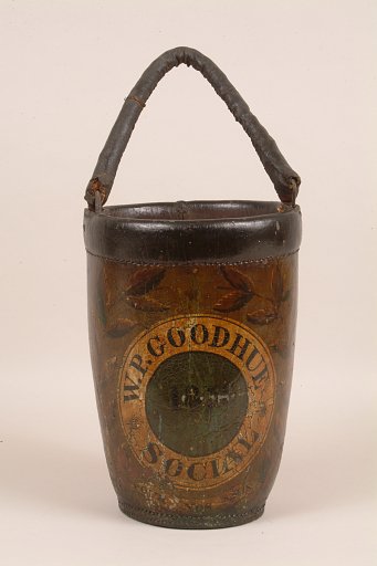 Fire Bucket, "W.P. Goodhue"