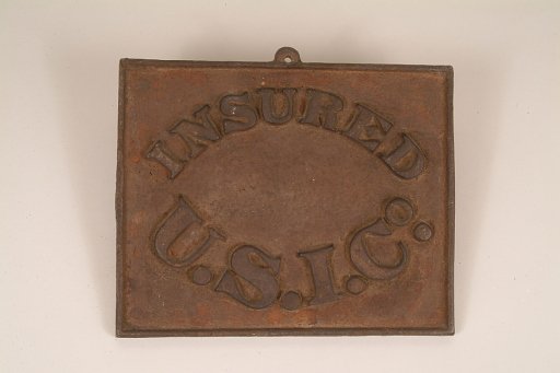 United States Insurance Company Fire Mark