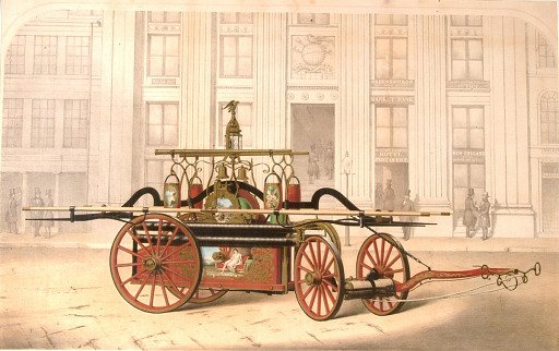 Lithograph, "Hunneman & Co. Builders, Boston, Mass"